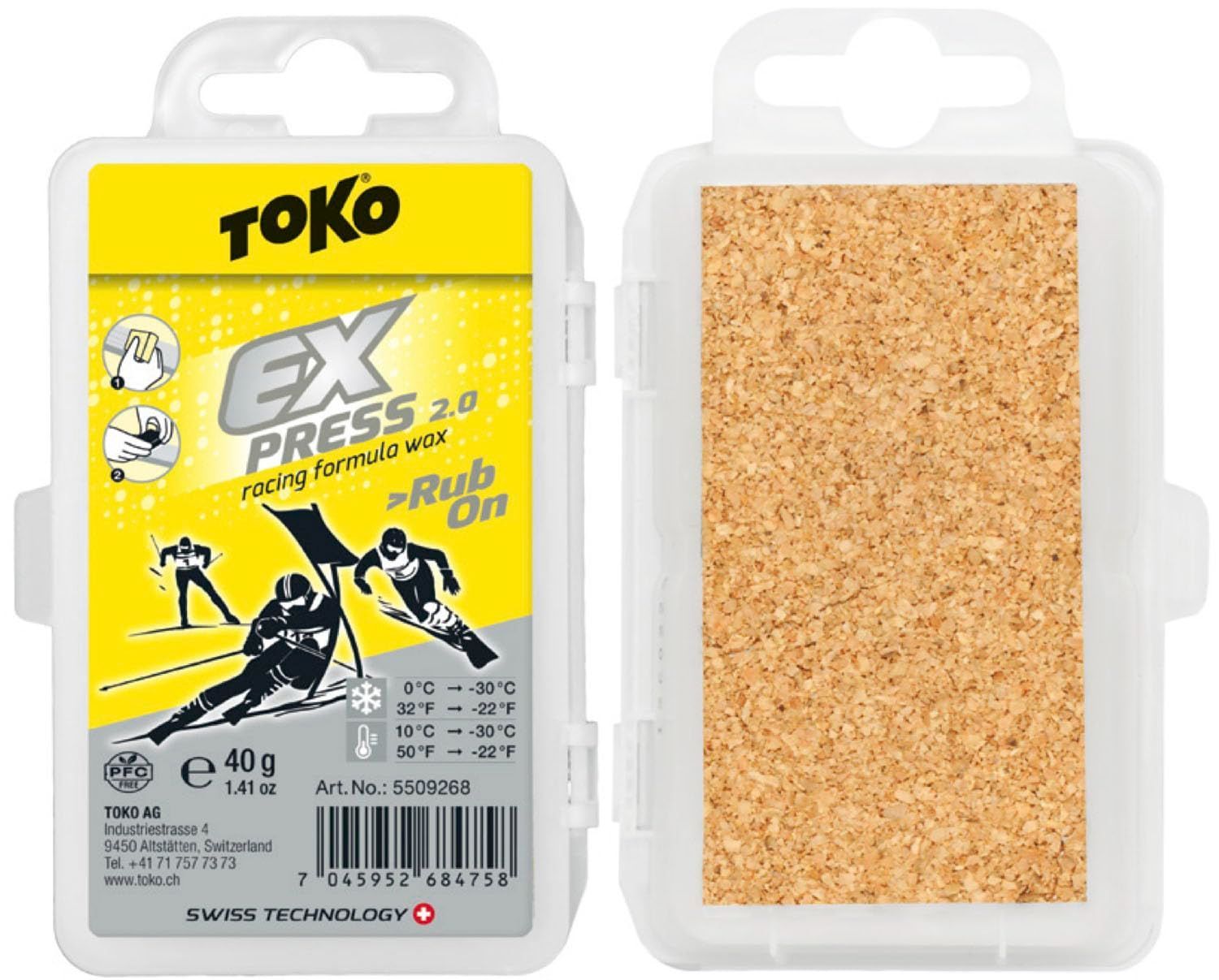 フッ素フリー】レーシングワックス TOKO（トコ）レースワックス