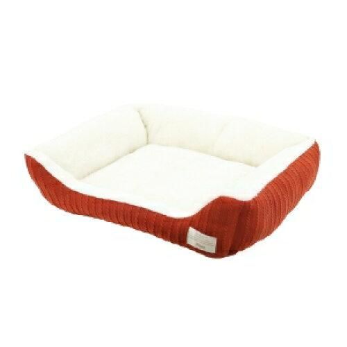 ペットプロジャパン Homey スクエアベッド フラワー柄 M ピンク Homey オールシーズンスクエアベッド M ブラウン ペットプロジャパン