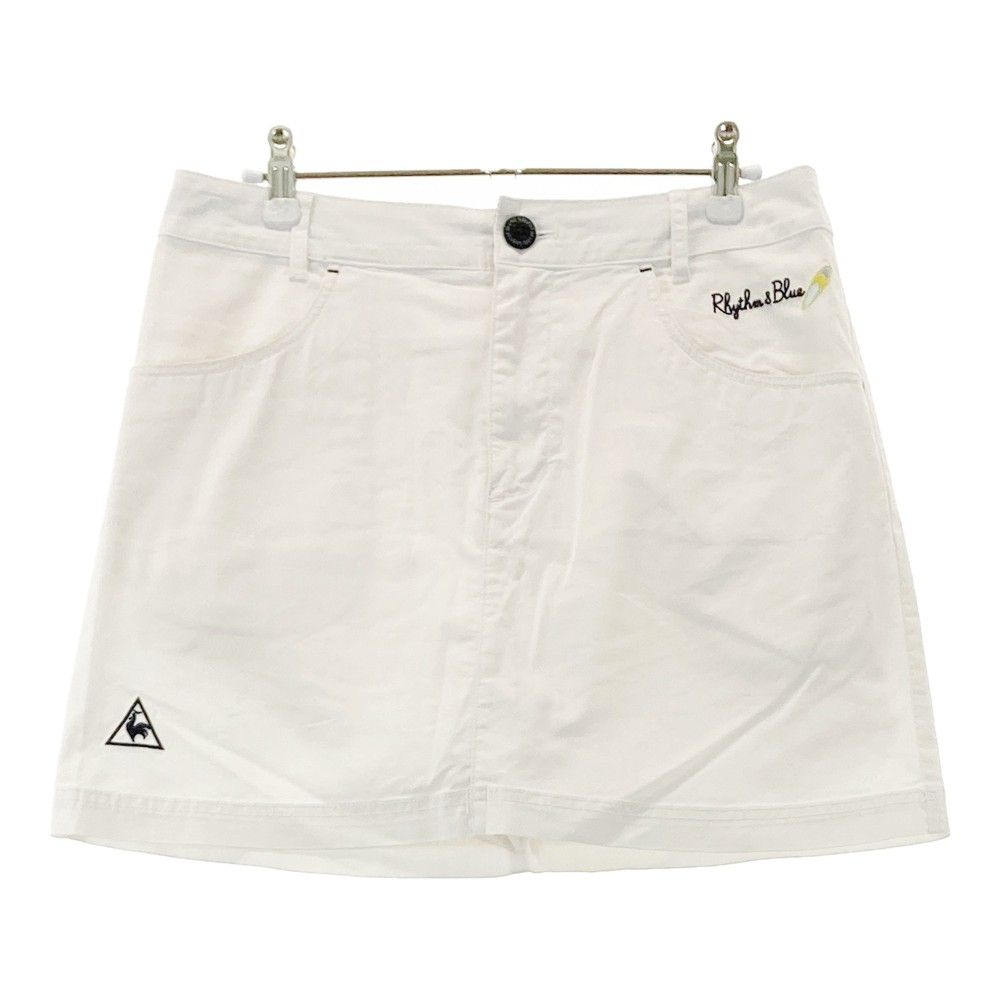サイズ：11 LE COQ GOLF ルコックゴルフ  インナー付 ストレッチスカート  ホワイト系 [240101395865]# ゴルフウェア レディース ストスト