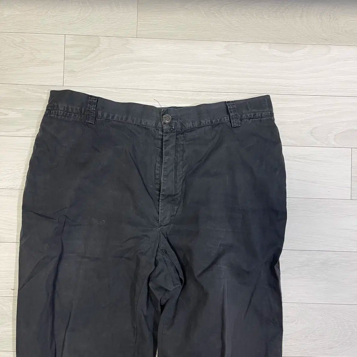 KENZO ケンゾー オム 黒 コットンパンツ 54 48