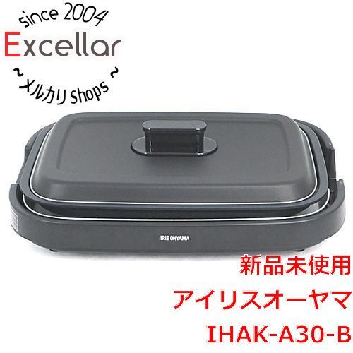 bn 12 アイリスオーヤマ 網焼き風ホットプレート IHAK-A30-B ブラック