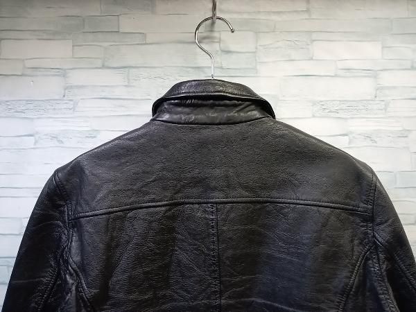 junhashimoto ジュンハシモト シングルライダース カウレザー ブラック