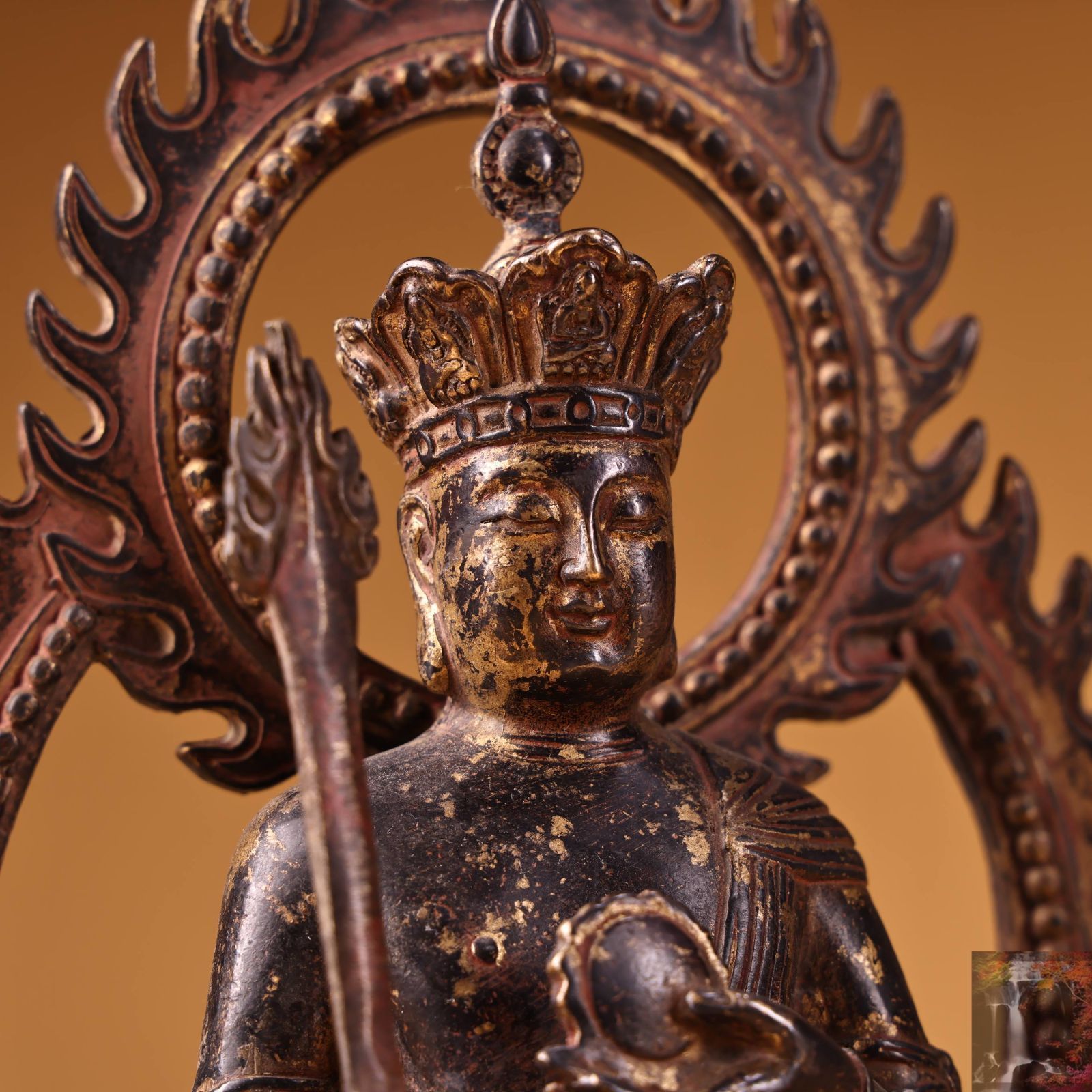 青銅製 地蔵菩薩立像 子供守り神 念持仏 金銅仏 仏像 仏教美術 骨董 古美術 青銅製 地蔵菩薩立像 子供守り神 念持仏 金銅仏 仏像 仏教美術
