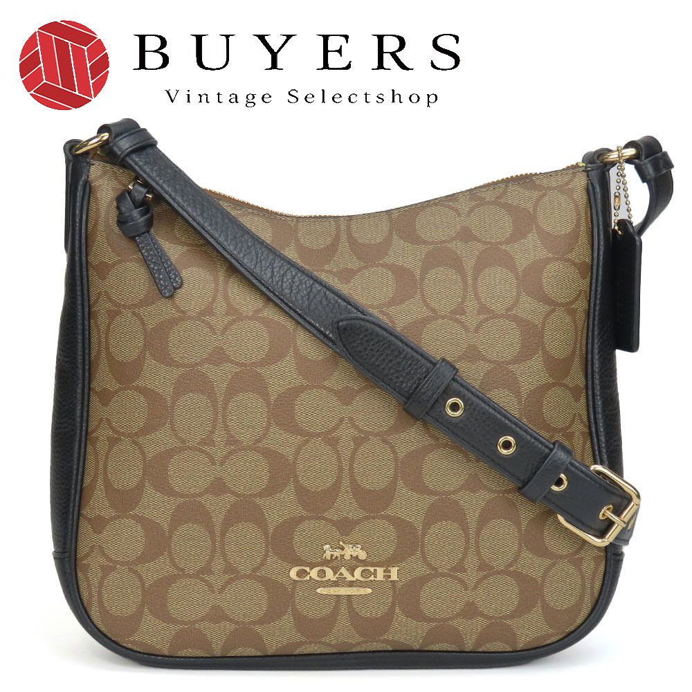 COACH】ショルダーバッグ シグネチャー PVC レザー レディース 【美品