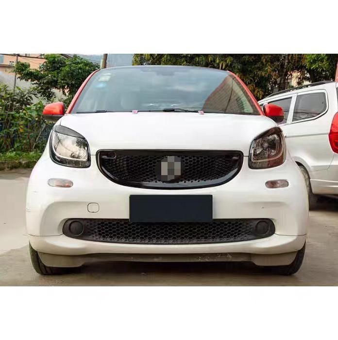 2015～2019年式SMART対応 怒り目風ヘッドライトアイブロウステッカー 2枚セット FFCRYSTALESIA_COM