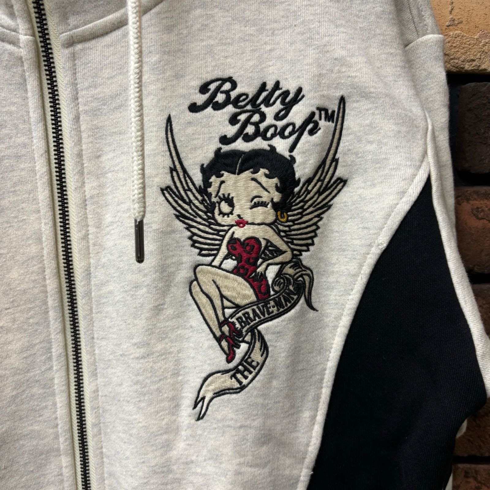 BETTY BOOP 裏毛ZIPパーカー】The BRAVE-MAN ブレイブマン コラボ