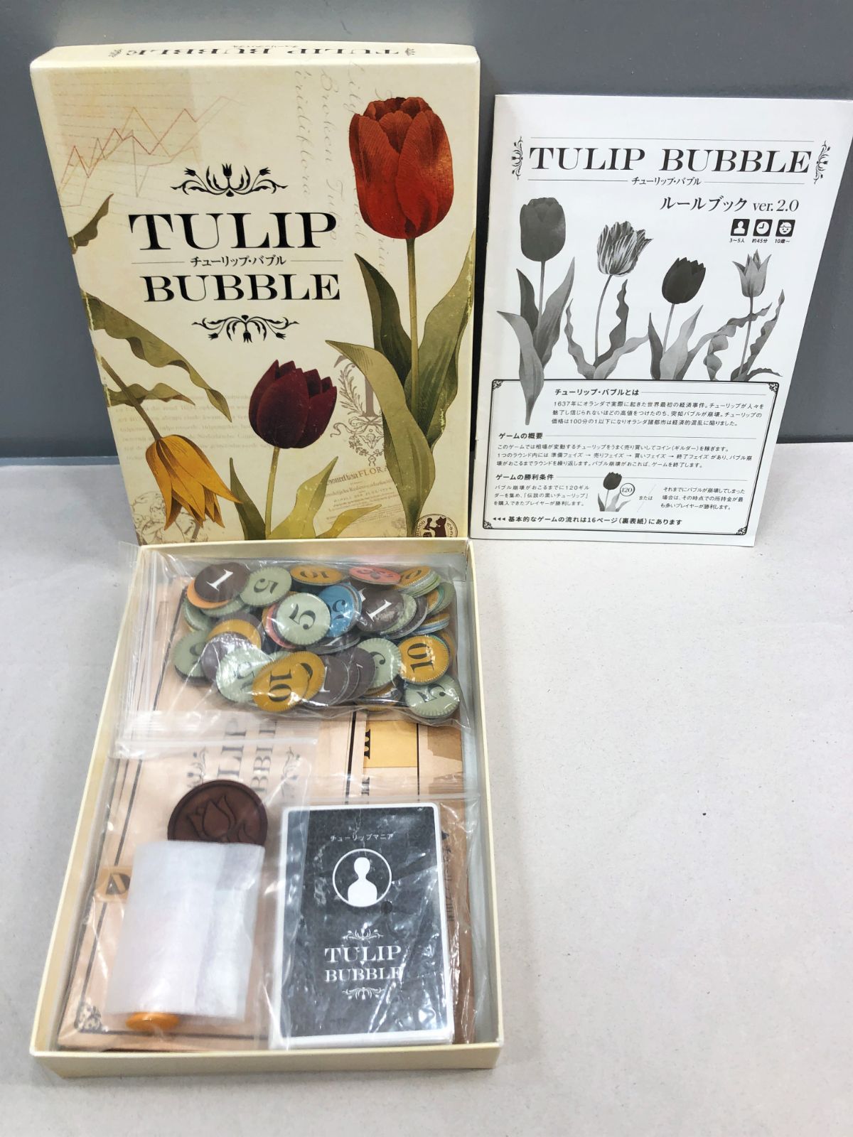 小牧店】ボードゲーム「TULIP BUBBLE」~チューリップ・バブル~ 【734 