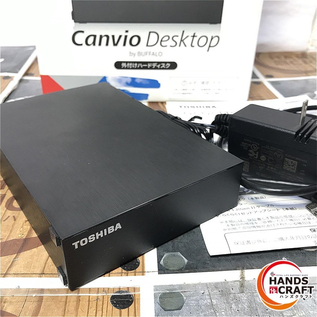 ◇【中古美品】東芝 HD-TDA6U3-B 外付けハードディスク 6TB【大容量