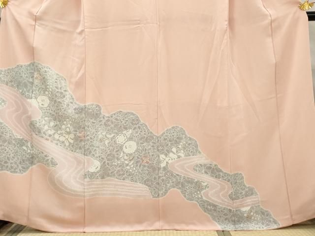 ［2885］訪問着 美品 辻ヶ花 手描き 逸品 絞り 正絹 着物 袷 2885］訪問着 美品 辻ヶ花 手描き 逸品 絞り 正絹 着物 袷 【公式通販】