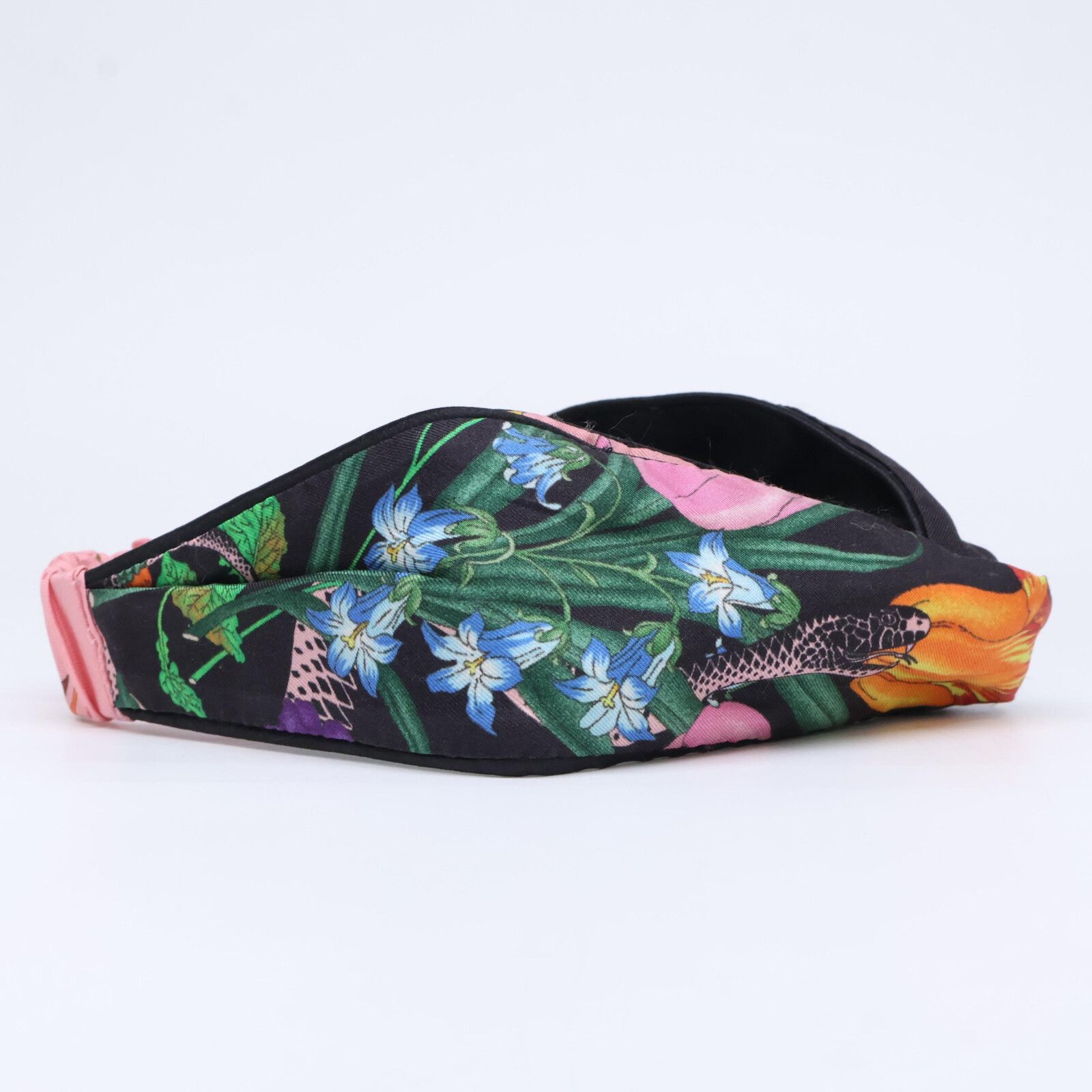 【タグ付未使用品】GUCCI グッチ　シルク　ヘアバンド　フローラル　スネーク GUCCI グッチ シルク フローラル ヘアバンド - メルカリ