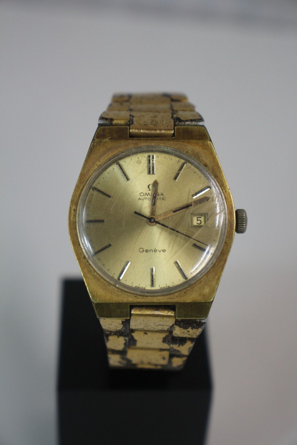 ◇OMEGA オメガ ジュネーブ ヴィンテージ ゴールド 腕時計