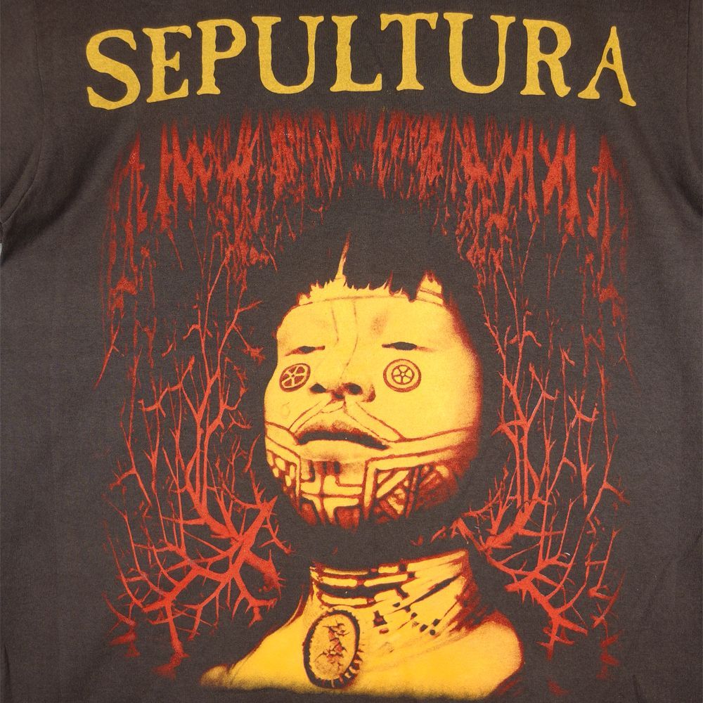 163 SEPULTURA セパルトゥラ Tシャツ 美品 チャコール Lサイズ 