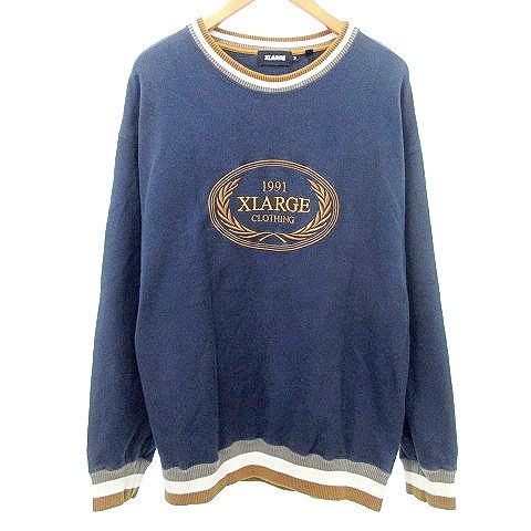 エクストララージ X-LARGE 21AW RIB LINE CREWNECK SWEAT 1991 ロゴ 