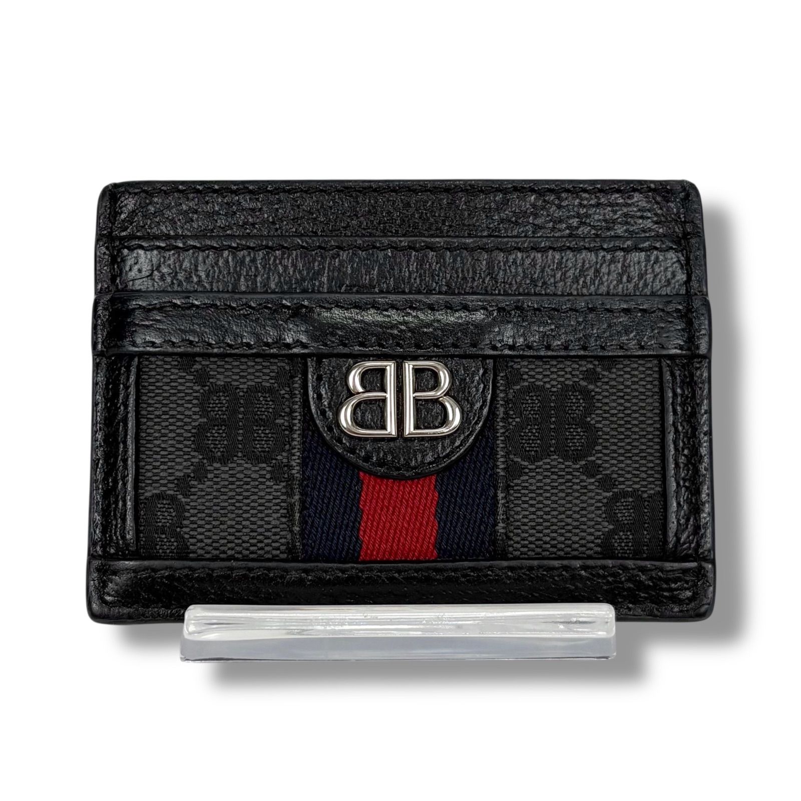 BALENCIAGA×GUCCI コラボ 名刺入れ GUCCI グッチ xBALENCIAGA バレンシアガ ハッカー カードケース 名刺
