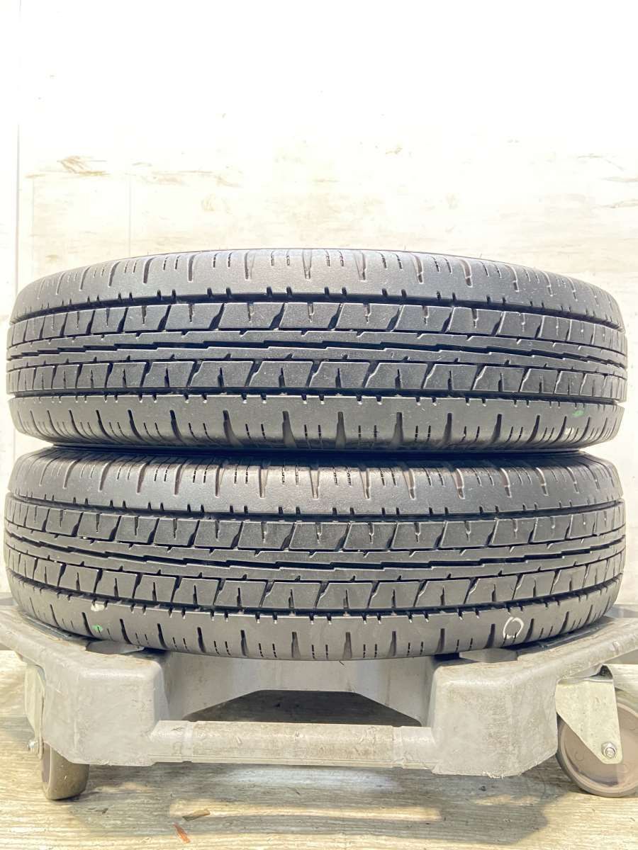 145/80R12 80/78LT nダンロップ エナセーブ VAN01 n中古タイヤ サマータイヤ 2本セットn s12241220982