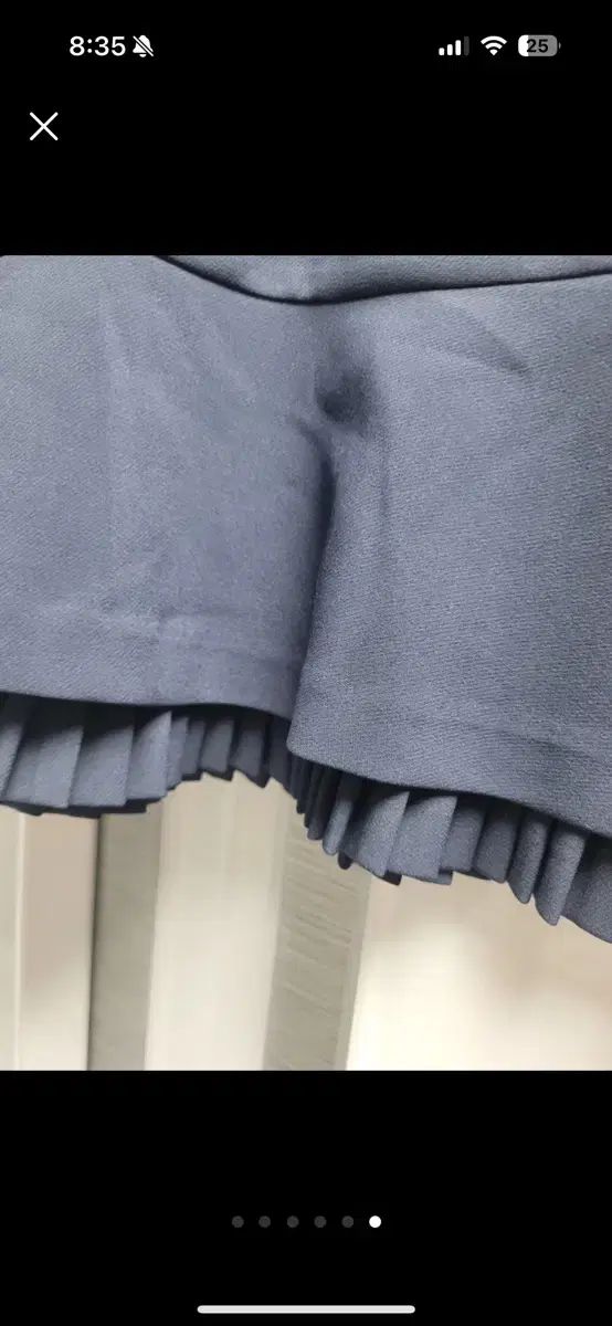 ネイビー プリーツ