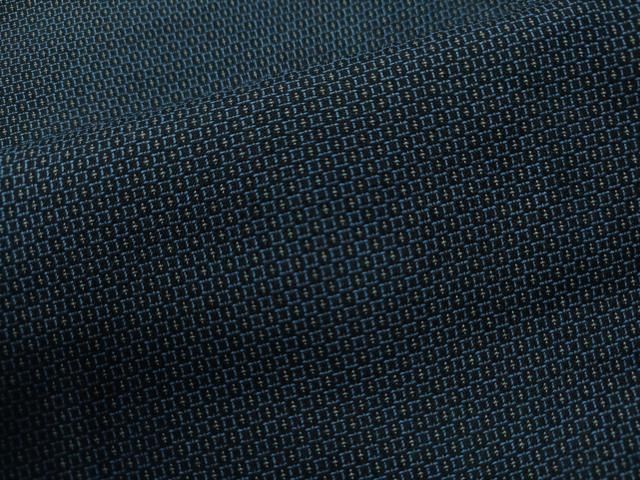 平和屋着物○男性 お召 アンサンブル・長襦袢セット 吉祥文 キング