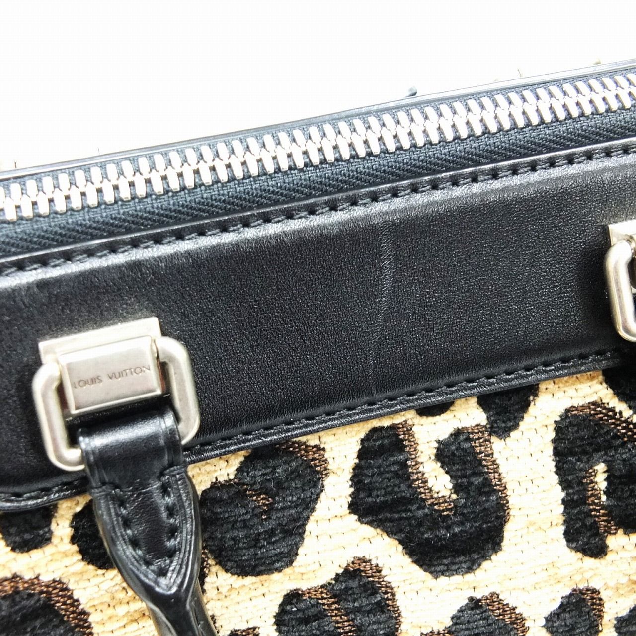 LOUIS VUITTON ルイヴィトン レオパード ベイビー M94257 ハンドバッグ ...