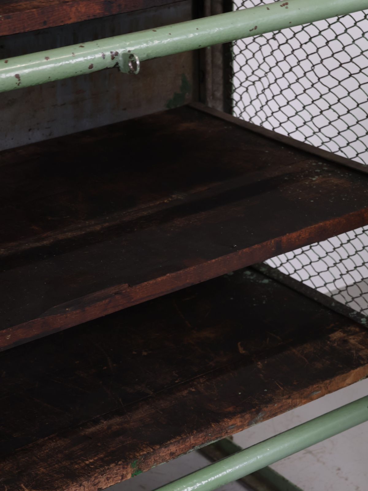 1950-60's ヴィンテージ インダストリアル パーツキャビネット/カーキ