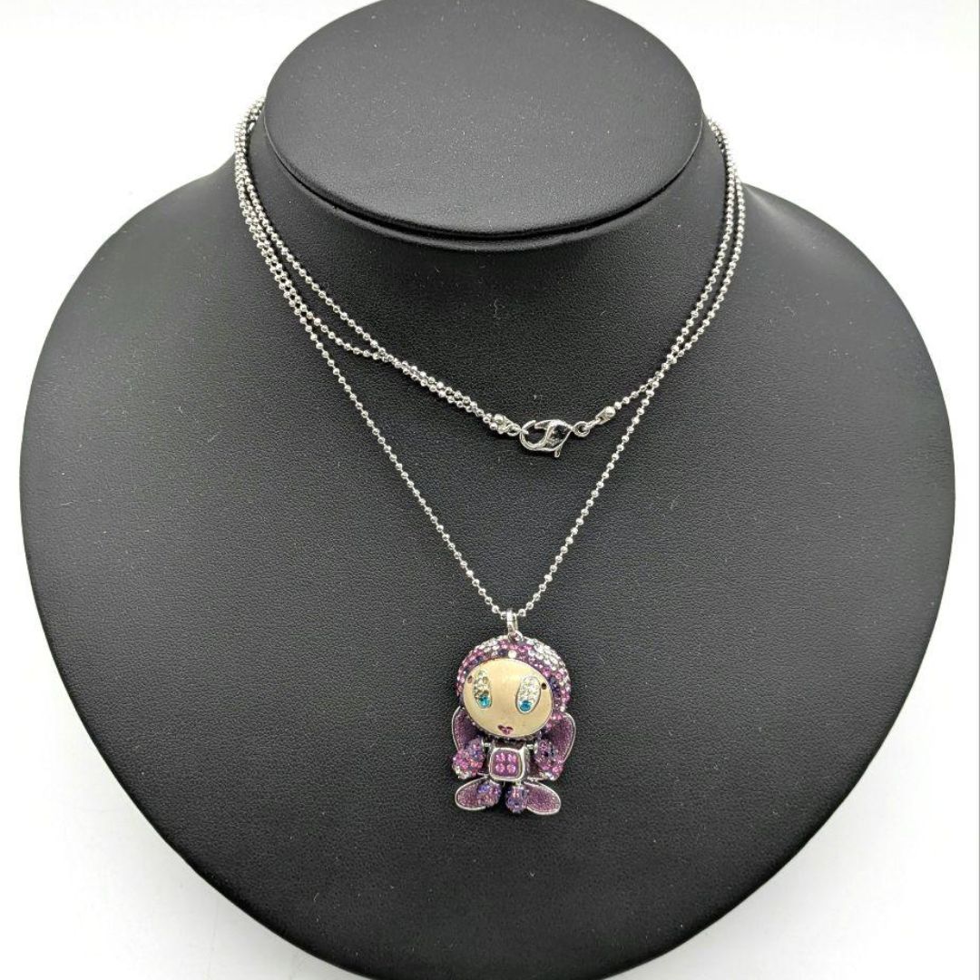 SWAROVSKI スワロフスキー ネックレス エリカ パープル