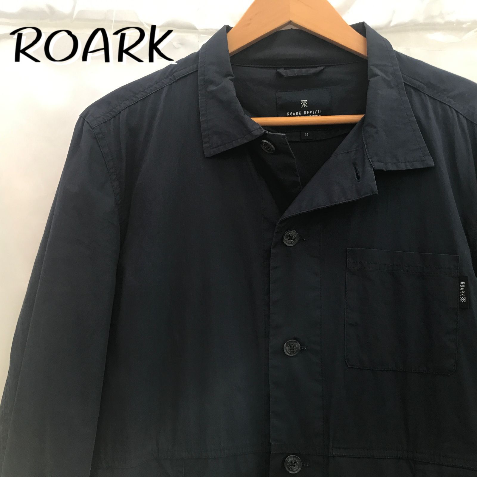 ROARK REVIVAL ナイロン ジャケット ネイビー Mサイズ 