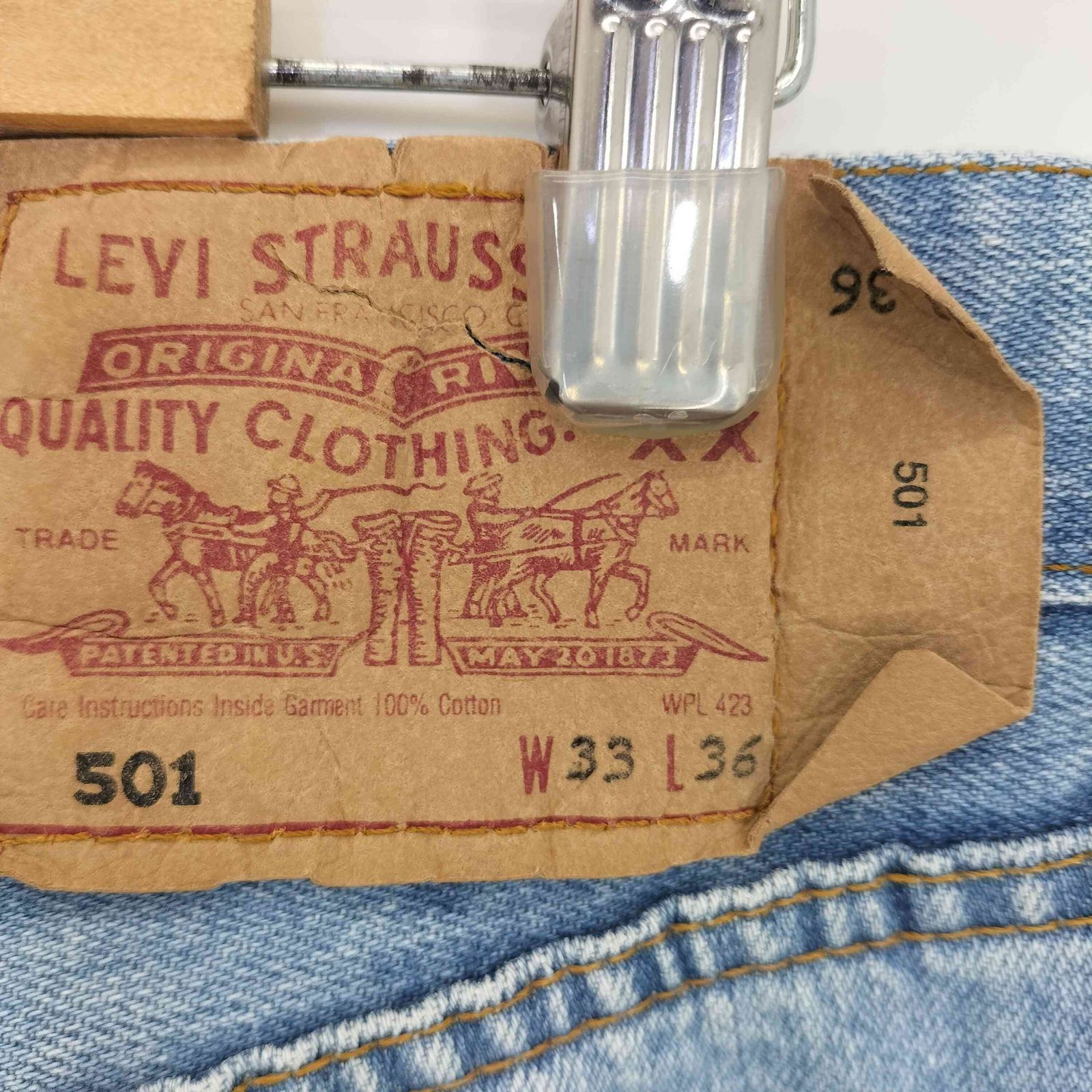 リーバイス Levis 90S ハンガリー製 ボタン裏252 501 ボタンフライ 