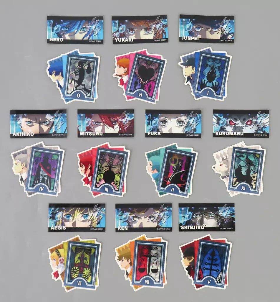 中古】シール・ステッカー 全10種セット 「ペルソナ3 リロード ぺた