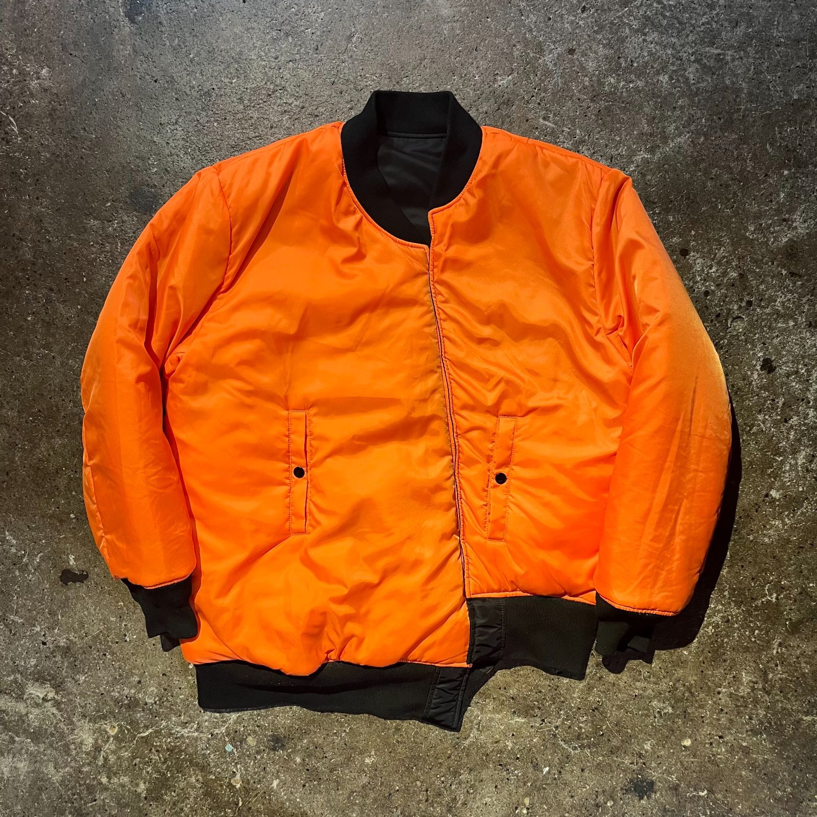 CDG ×ALPHA INDUSTRIES AD2021 BIAS MA-1 JACKET バイアス ねじれ シー