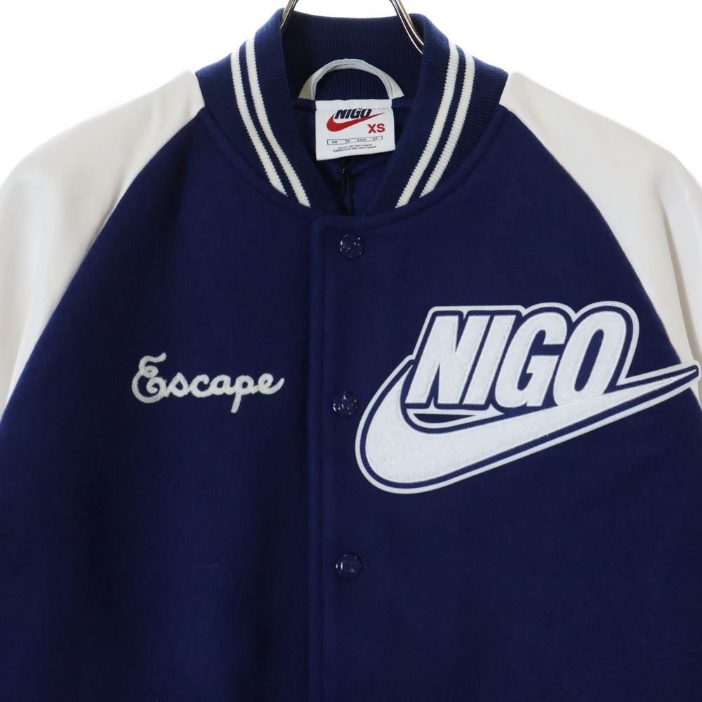 NIGO Nike スタジャン M ネイビー/ホワイト　最終価格最安値 NIGO Nike スタジャン M ネイビー/ホワイト 最終価格最安値 2025