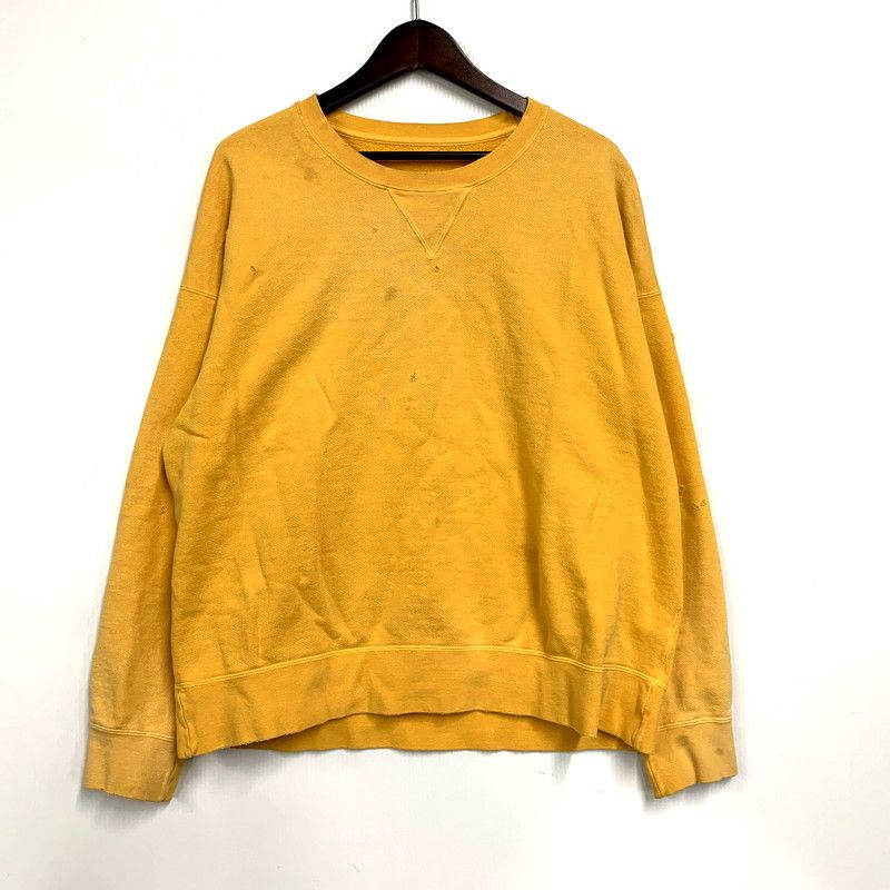 メンズ VISVIM ビズビム JUMBO SB SWEAT L S CRASH 0124205010013 スウェット トレーナー トップス 142-250221-ay-07-IZU