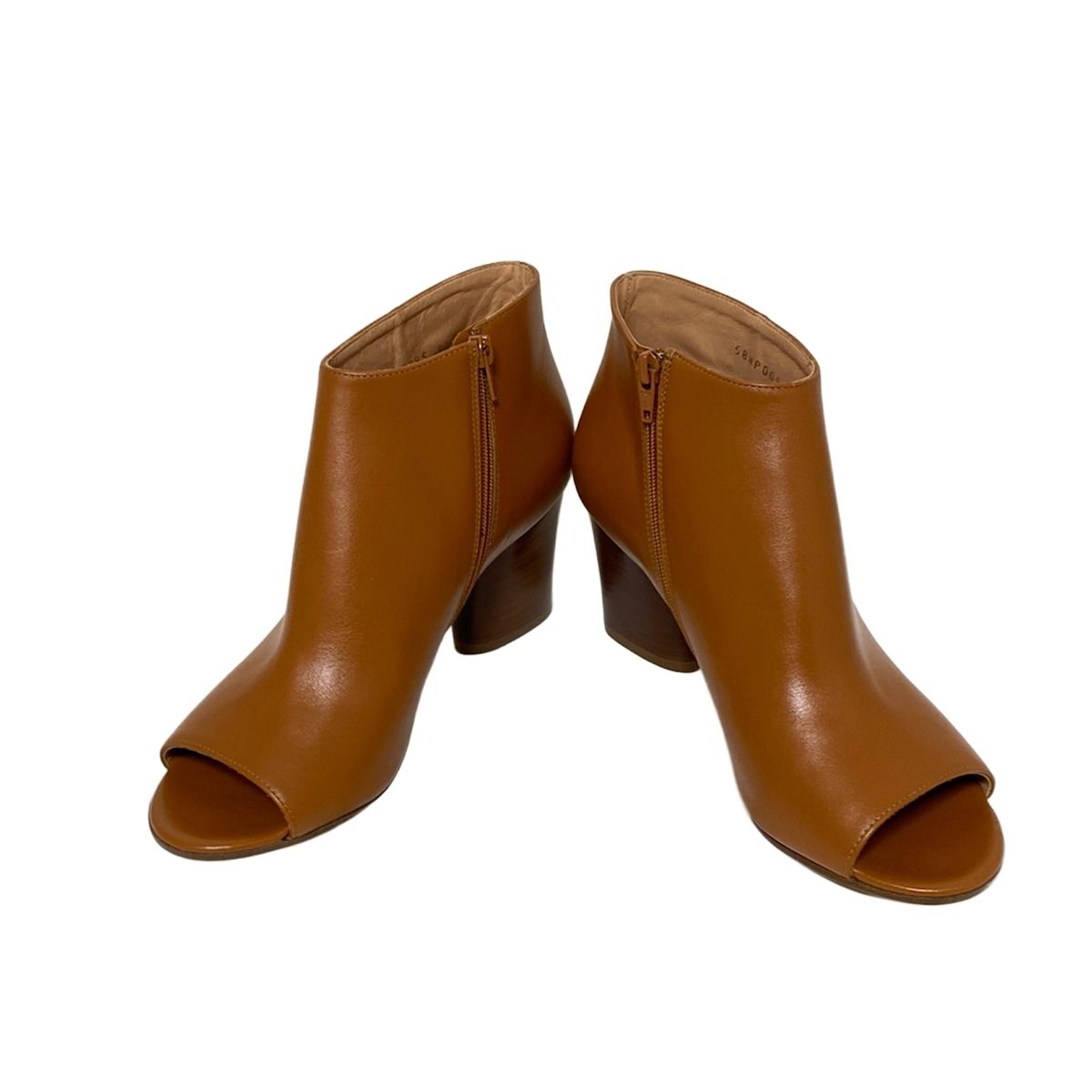 Maison Margiela メゾンマルジェラ ショートブーツ 37 1|2 レディース - ブラウン オープントゥ レザー
