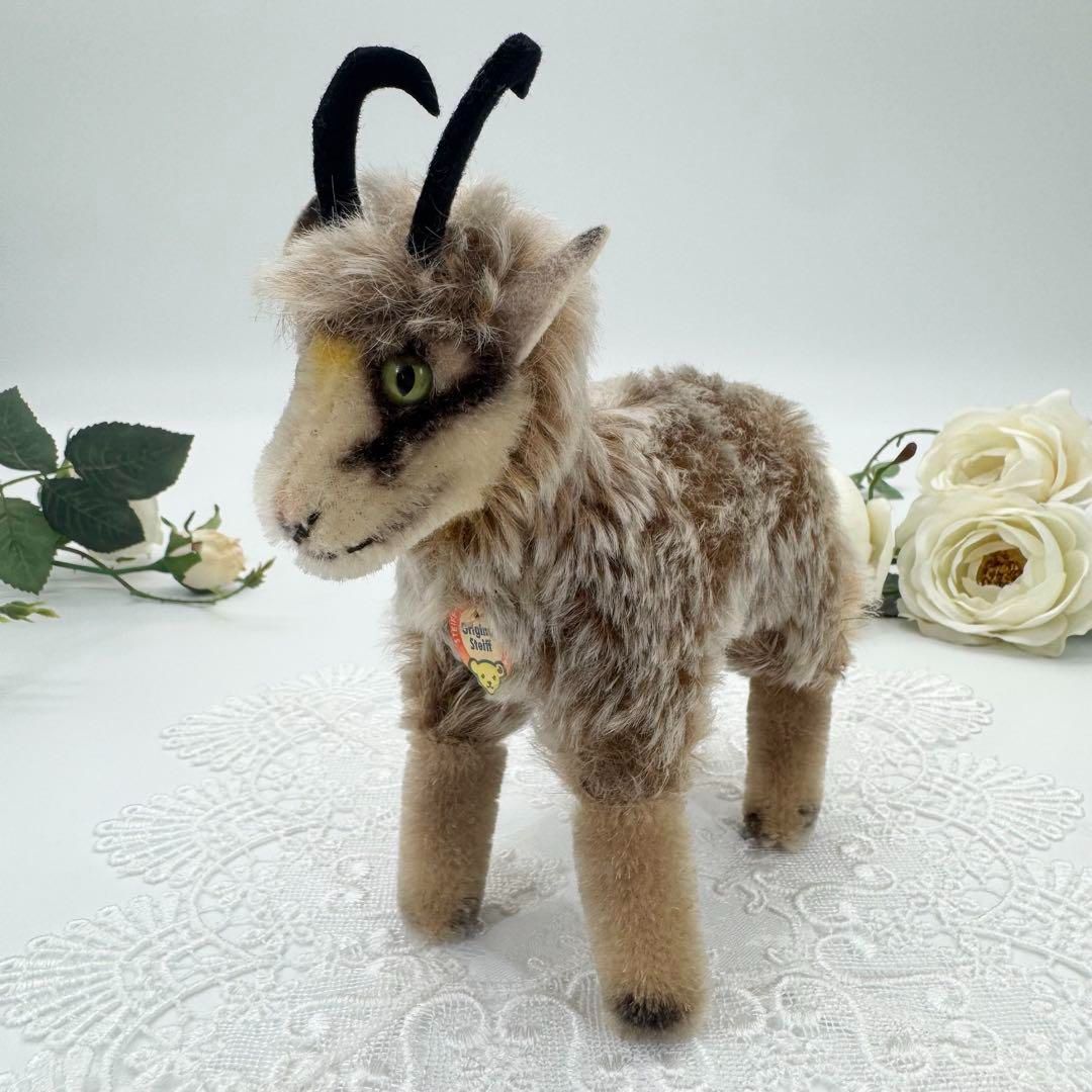 Steiff - シュタイフ★Chamois Buck 17cm＆12cm★シャモア親子/カモシカ 送料無料☆シュタイフ☆Chamois Buck 17cm☆シャモア/アルプス