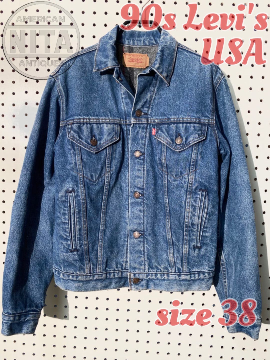 通年 LEVI'S リーバイス Gジャン デニムジャケット 70506 USA製 80s
