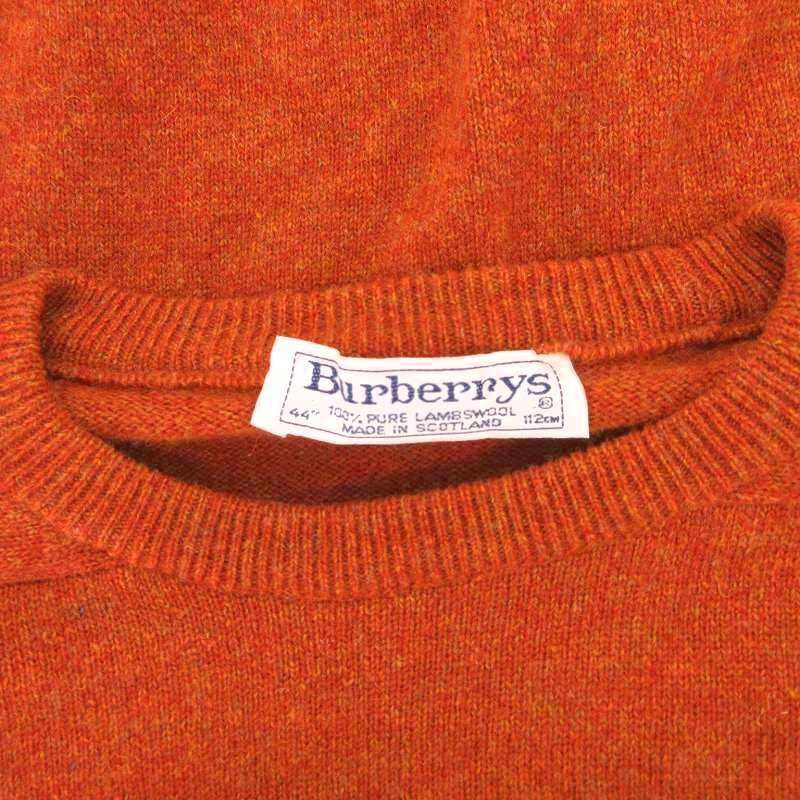 バーバリーズ Burberrys スコットランド製 ウール セーター
