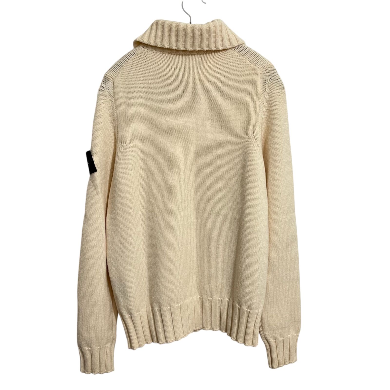 STONE ISLAND ストーンアイランド ワッペン腕章付き ニット ショール 