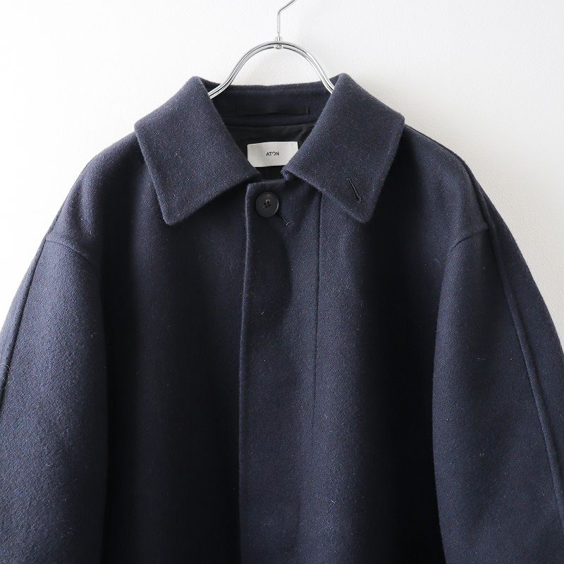 定価20.9万 エイトン ATON SUPER 120S DOUBLE MELTON バルマカーン