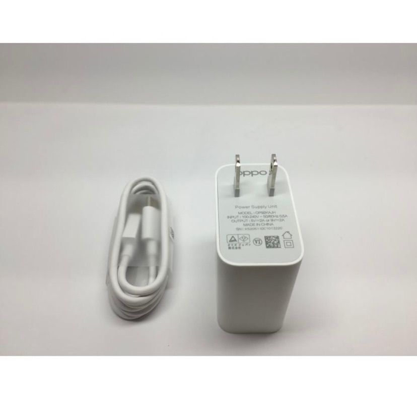 OPPO急速充電対応ACアダプター/ USB Type-C対応 ケーブルセット - らん