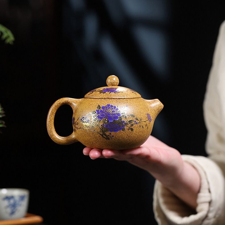 茶器 六方紫砂壷茶壺 煎茶器 茶道具 工芸品 置物 茶壷 急須 紫砂壺 ティーポット 常滑焼 紫砂茶器 唐物紫泥急須 紫砂壺