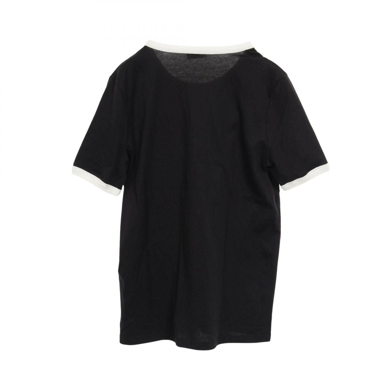 セリーヌ CELINE トリオンフ プリント クラシック リンガー Tシャツ ロゴ コットン ブラック ホワイト 2X872671Q 38AW レディース 中古 CELINE - セリーヌ CELINE トリオンフ プリント クラシック