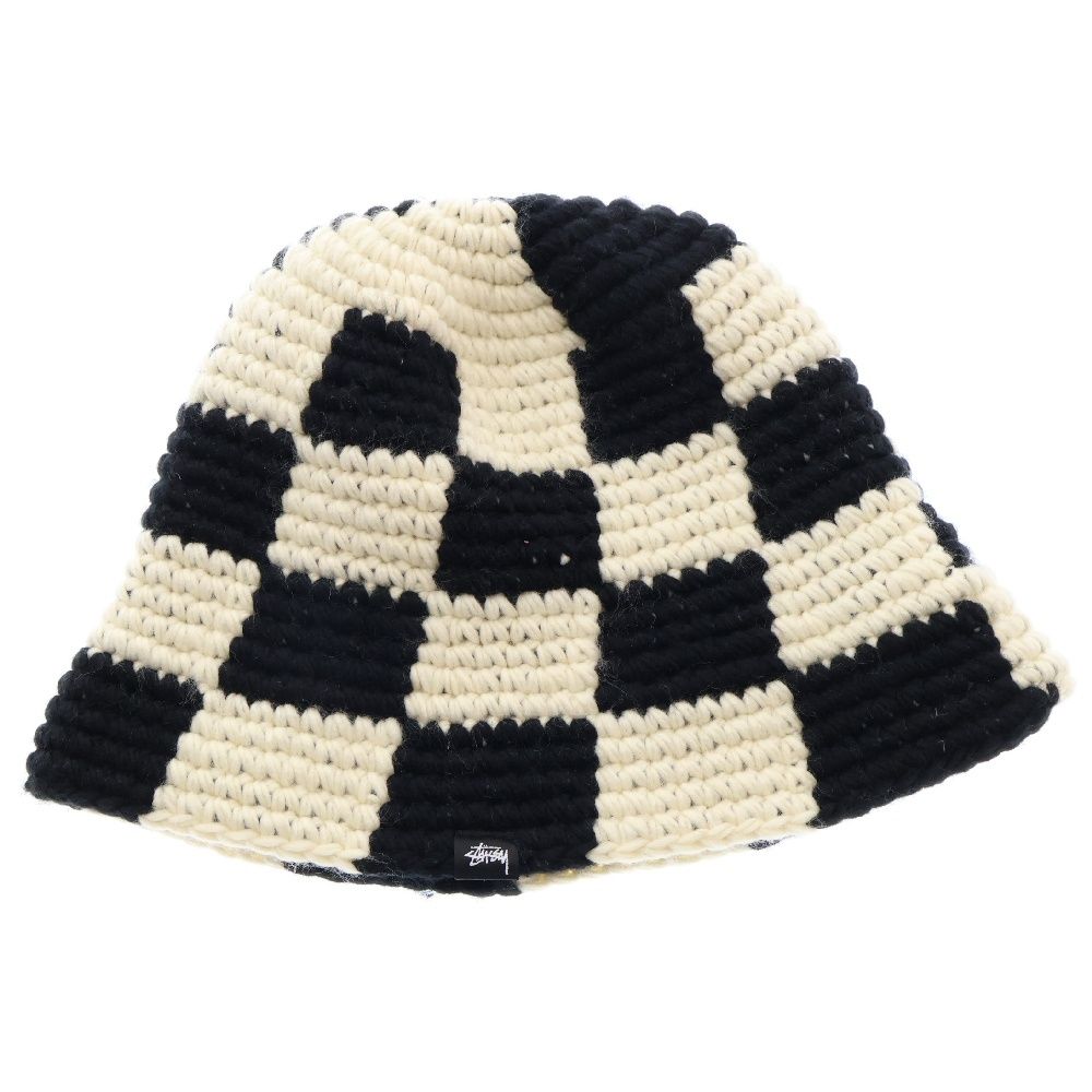 STUSSY (ステューシー) 23AW Checker Knit Bucket Hat チェッカー