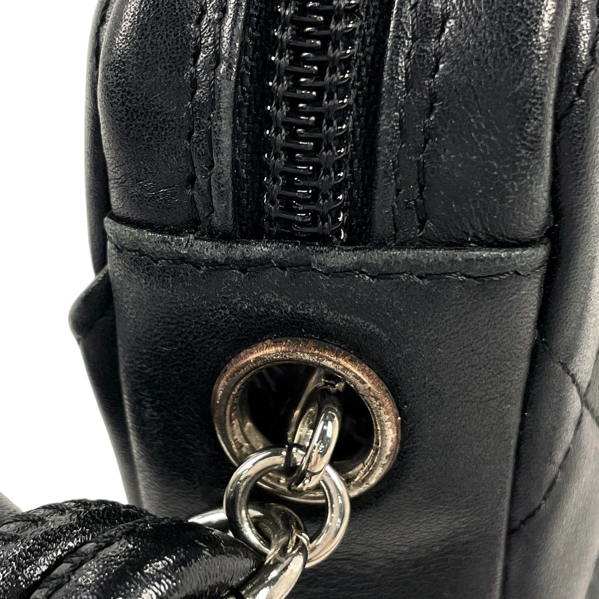 シャネル CHANEL カンボンライン アクセサリーポーチ ココマーク 