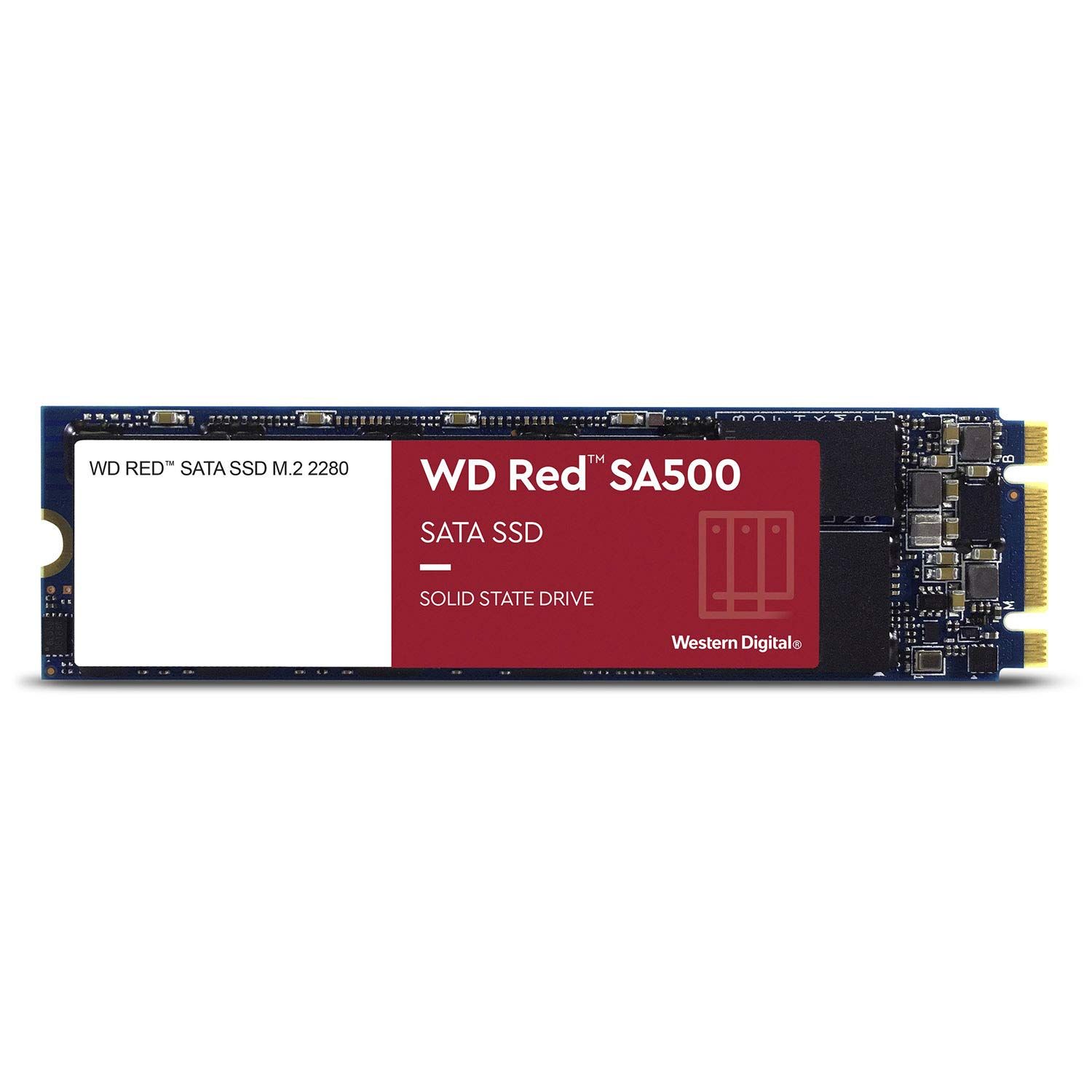 Western Digital ウエスタンデジタル 内蔵SSD 1TB WD Red SA500 NAS向け 高耐久 M.2-2280 SATA WDS100T1R0B-EC 【国内正規代理店品】 [SSD M.2] [2) 1TB]
