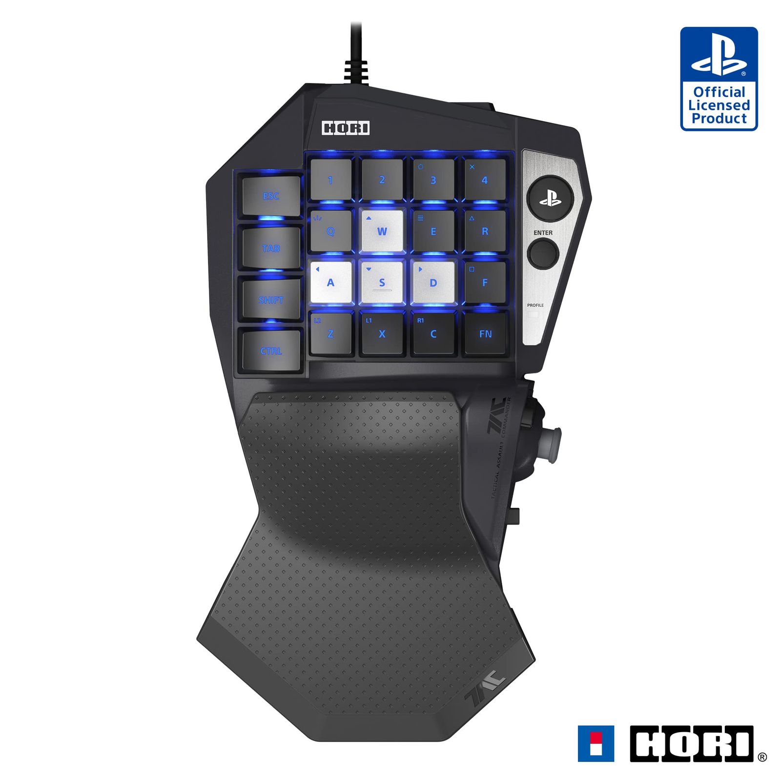 【任天堂ライセンス商品】タクティカルアサルトコマンダー メカニカルキーパッド for PlayStation5，PlayStation4，PC【PS5，PS4両対応】 (通常版) [通常版]