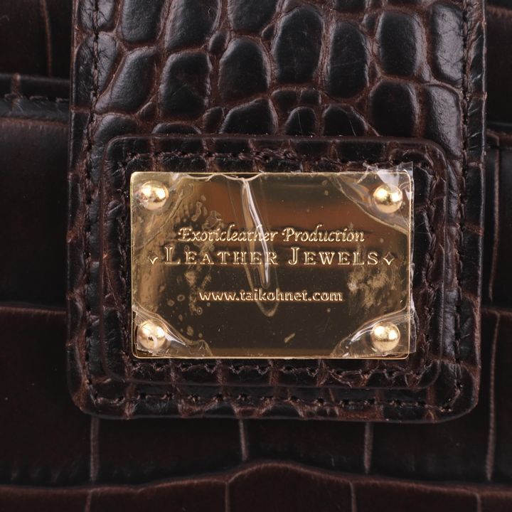 【未使用】LEATHER JEWELS本革クロコ型押し 二つ折り財布 楽天市場】leather jewels(レザージュエルズ) 2つ折り財布の通販