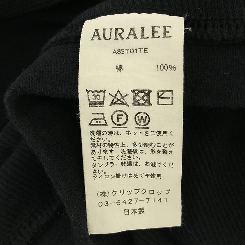 AURALEE / オーラリー | HIGH GAUGE RIB SLIT TIGHTS ハイゲージ リブ スリット タイツ レギンスパンツ | 1 | ブラック | レディース