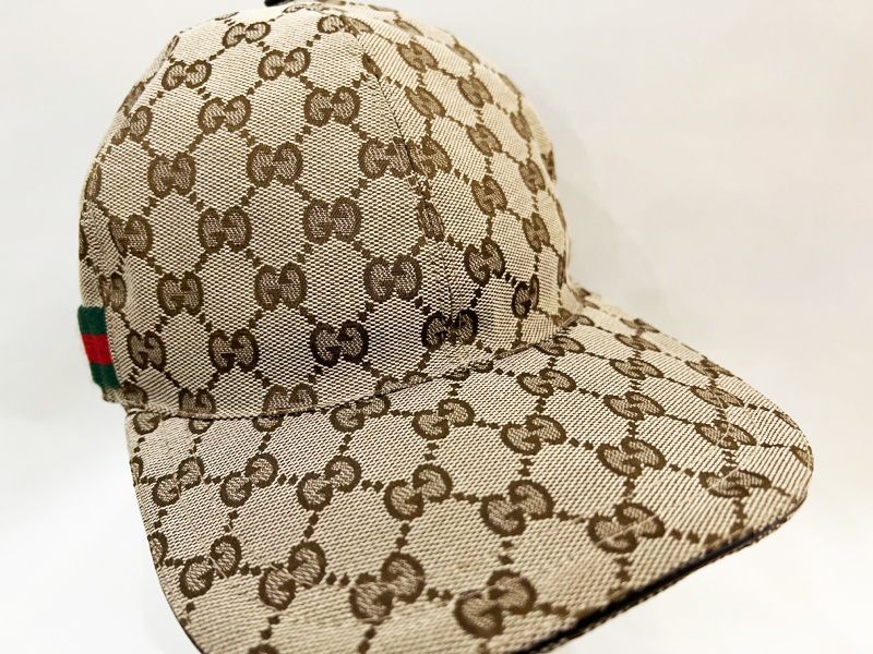 GUCCI/グッチ チェリーラインGGキャンバス ベースホールキャップ BB 