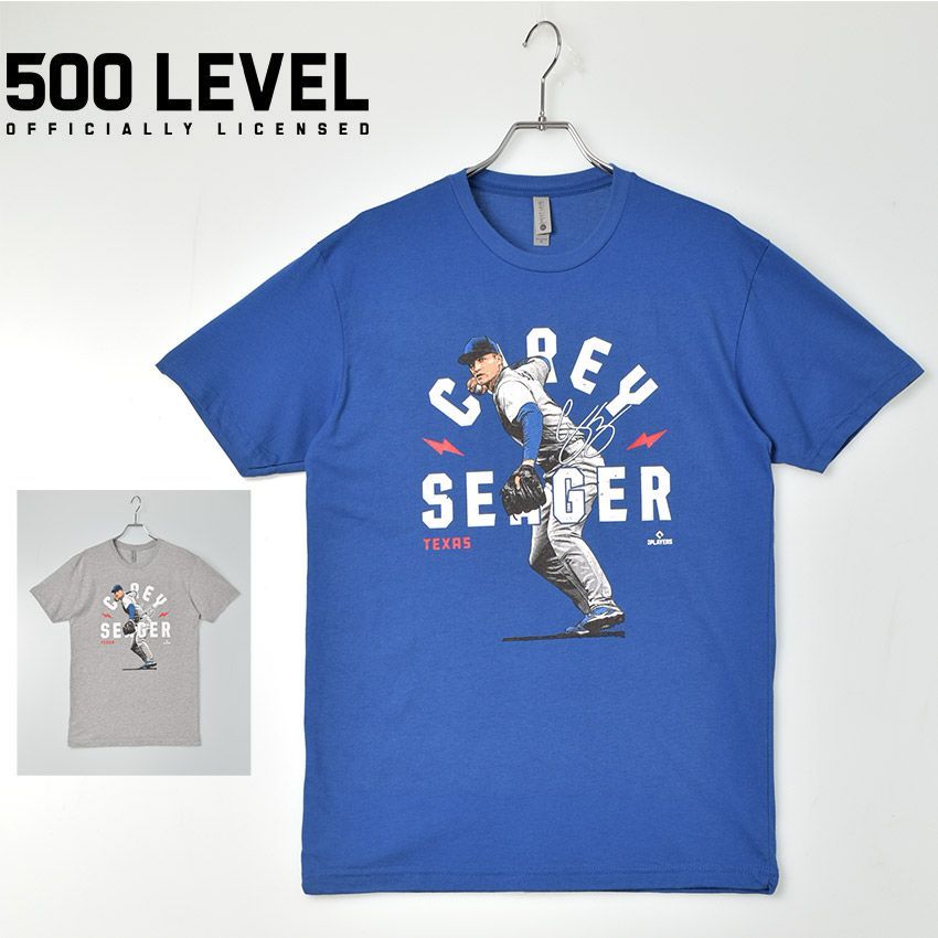 500LEVEL 半袖Tシャツ BNLCROY-XX-0073-046-05 メンズ BNLCROY-XX-0073-046-05 COREY SEAGER RY BL 500LEVEL カラー:01.ロイヤルブルー 品番：2309-0018