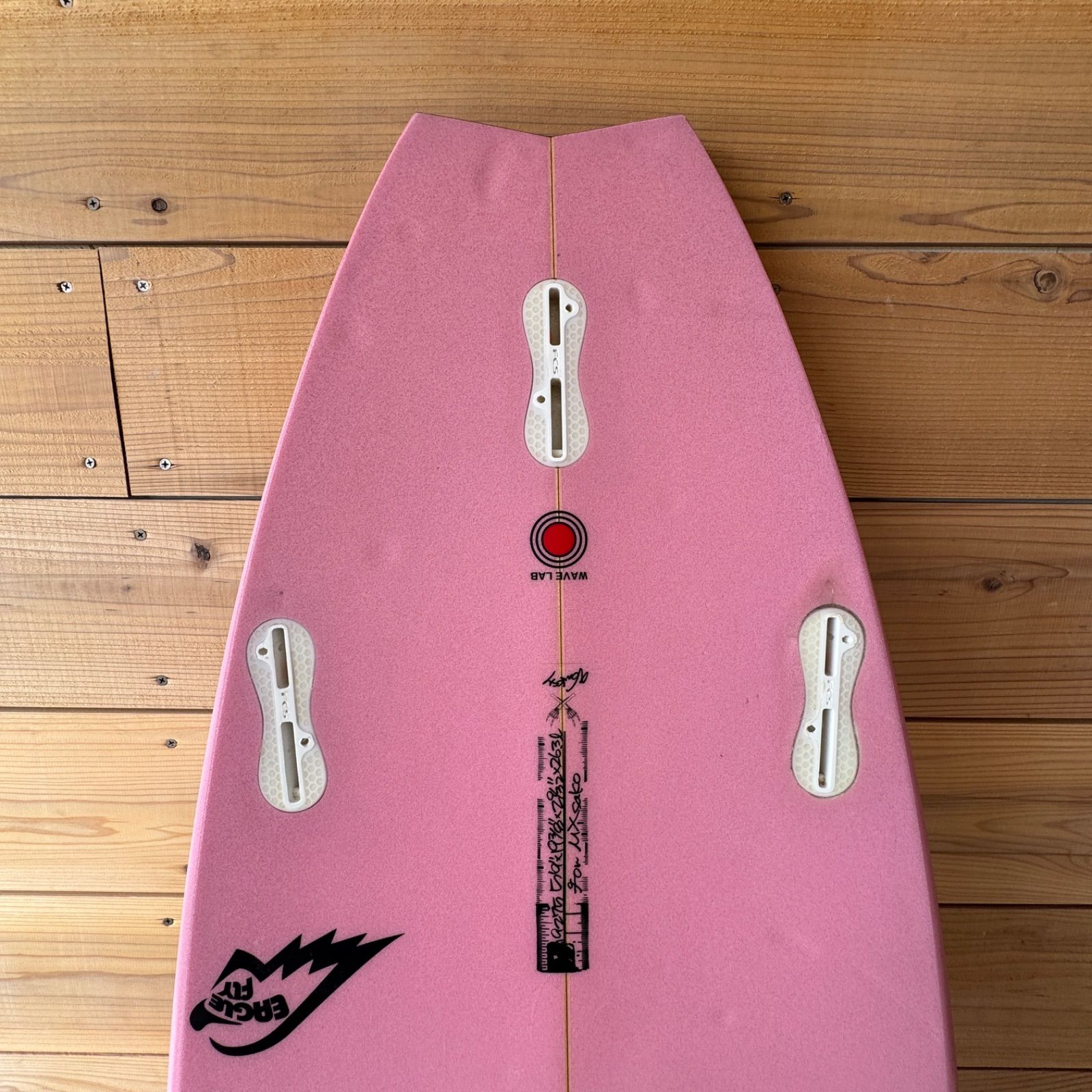 美中古 ジャスティス JUSTICE サーフボード 5'9 Vansky バンクシー