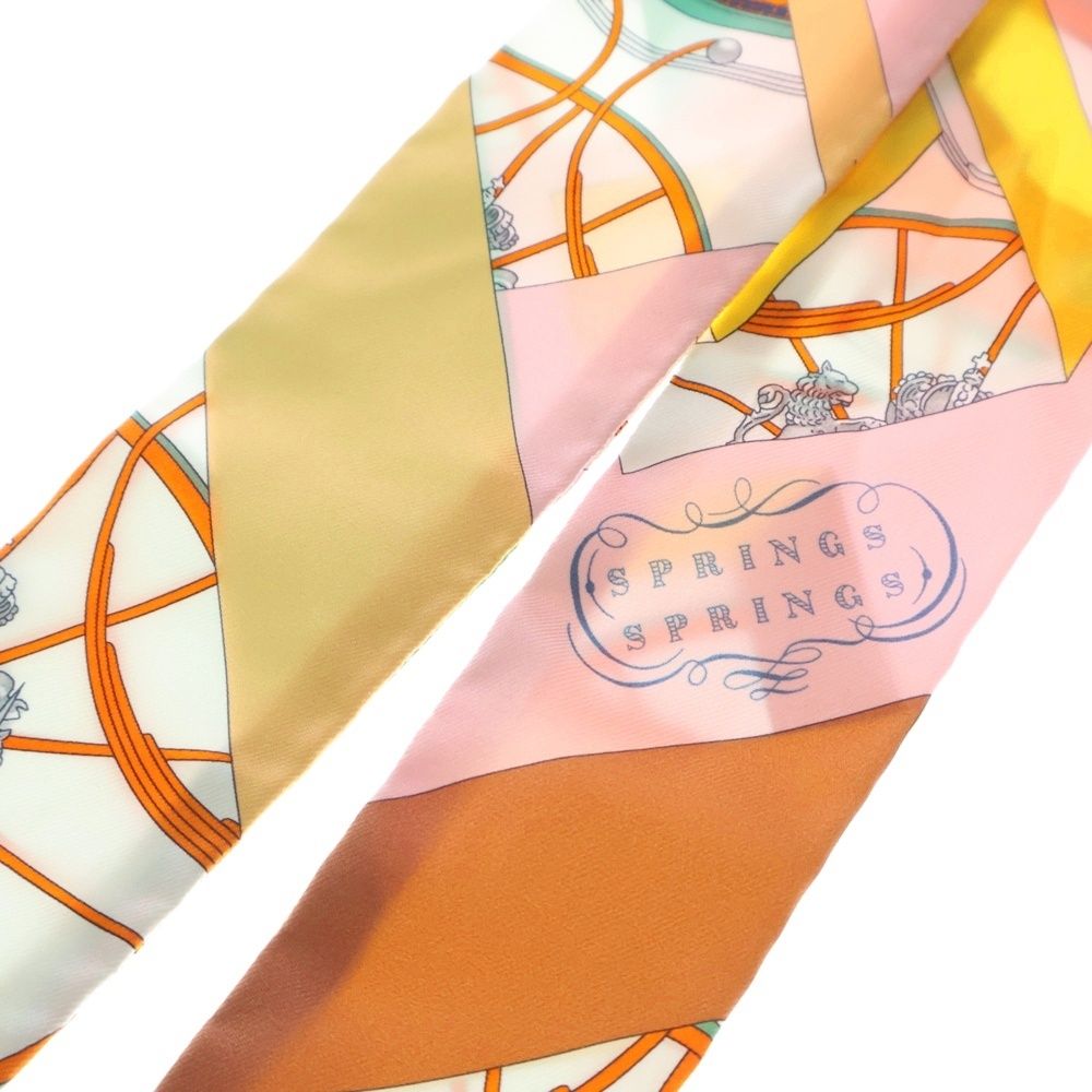 HERMES エルメス ツイリー スカーフ シルク スプリングスプリング ピンク 楽天市場】【10%OFF】 エルメス ツイリー バゲット スプリング