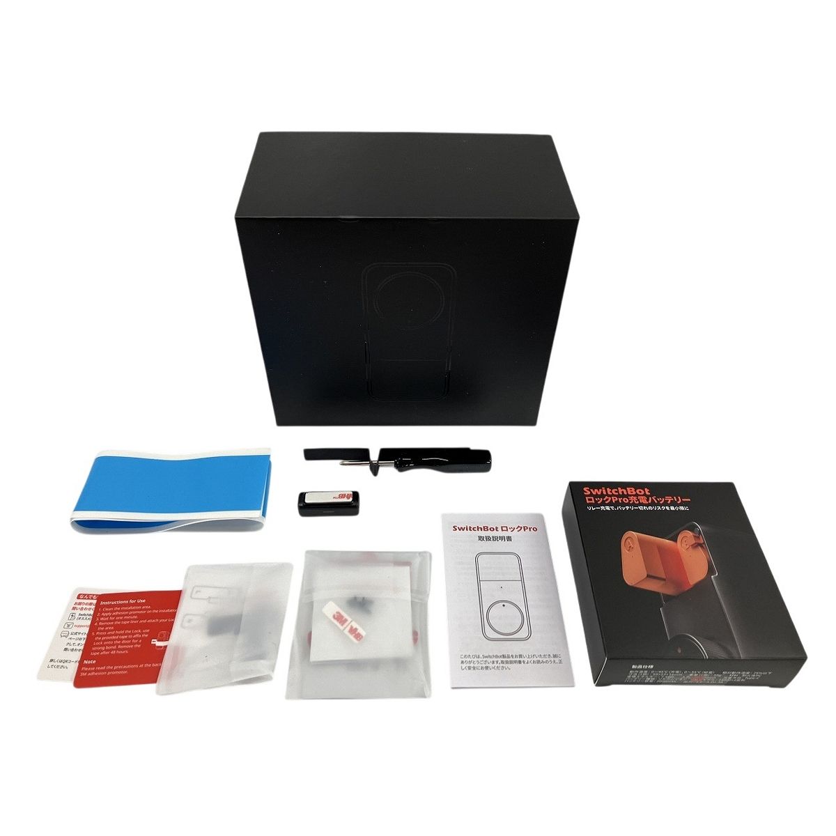 SwitchBot ロック PRO W3500000 W3500010 指紋認証 充電バッテリー付き ドアロック ブラック W10520705 WWW_OLIVIERBERNSTEIN_COM